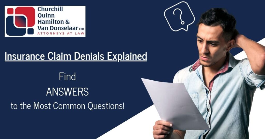 insurance claim denial questions